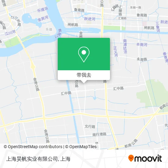 上海昊帆实业有限公司地图