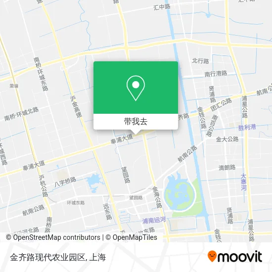 金齐路现代农业园区地图