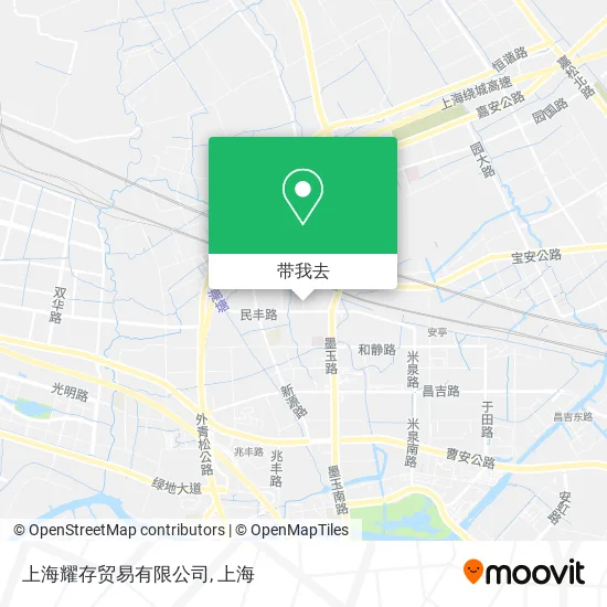 上海耀存贸易有限公司地图