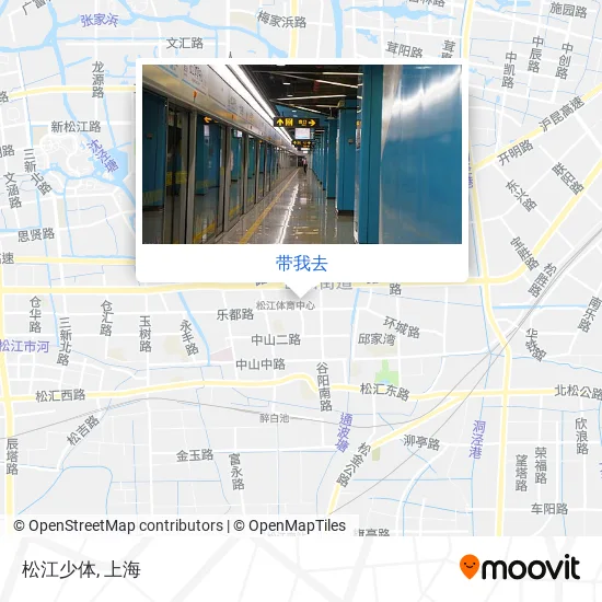 松江少体地图