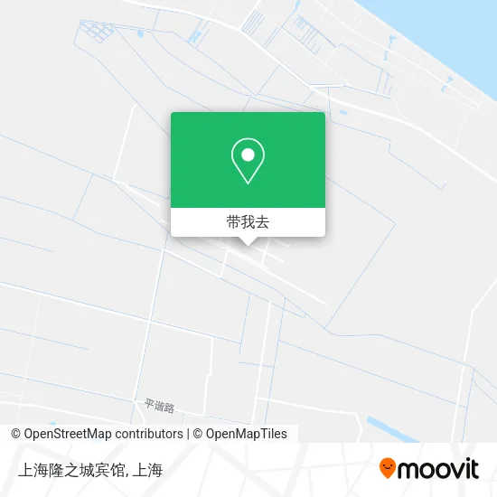 上海隆之城宾馆地图