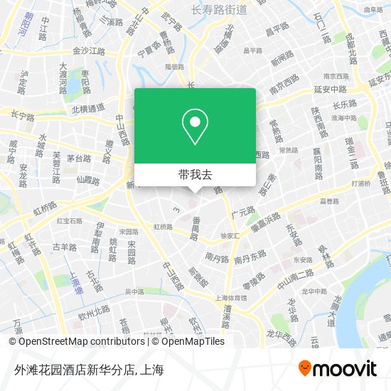 外滩花园酒店新华分店地图