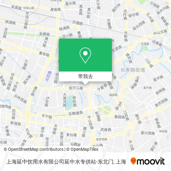 上海延中饮用水有限公司延中水专供站-东北门地图