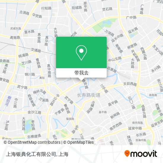 上海银典化工有限公司地图