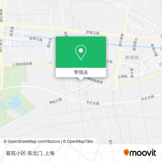 紫苑小区-东北门地图