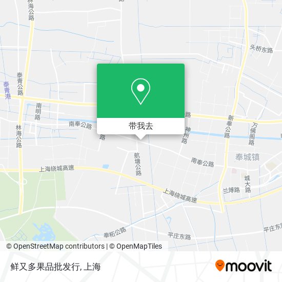 鲜又多果品批发行地图