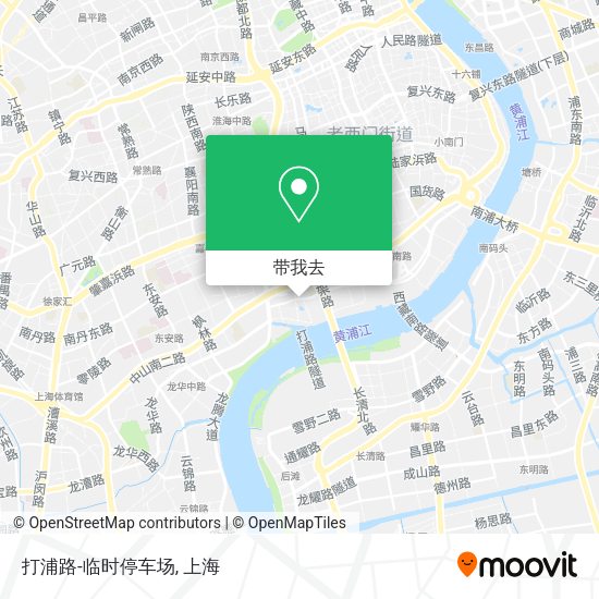 打浦路-临时停车场地图