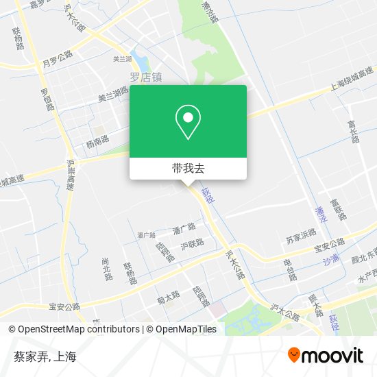 蔡家弄地图