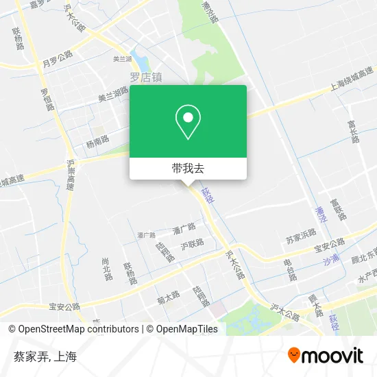 蔡家弄地图
