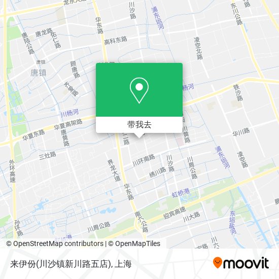 来伊份(川沙镇新川路五店)地图