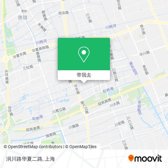 润川路华夏二路地图