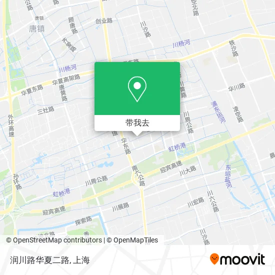 润川路华夏二路地图