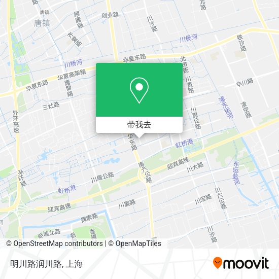 明川路润川路地图