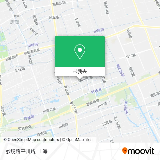 妙境路平川路地图