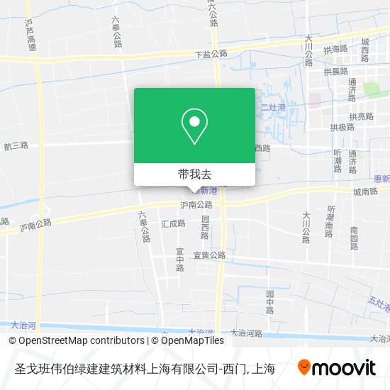 圣戈班伟伯绿建建筑材料上海有限公司-西门地图