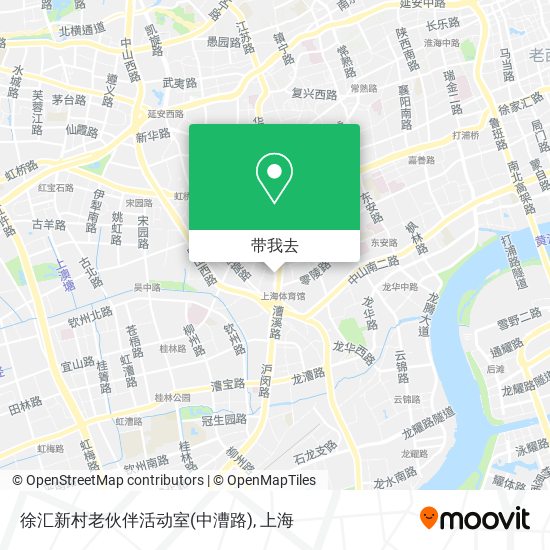 徐汇新村老伙伴活动室(中漕路)地图
