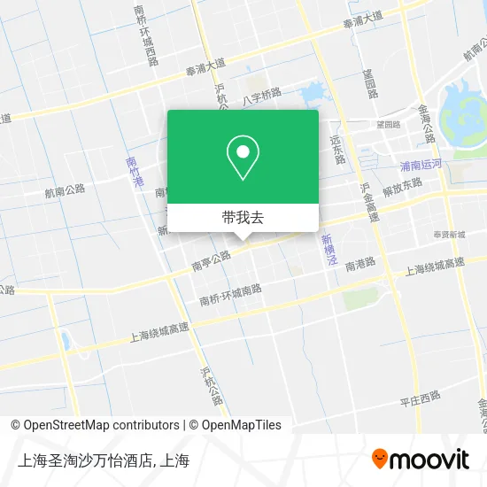 上海圣淘沙万怡酒店地图