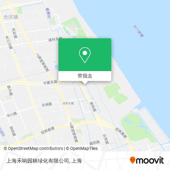 上海禾响园林绿化有限公司地图