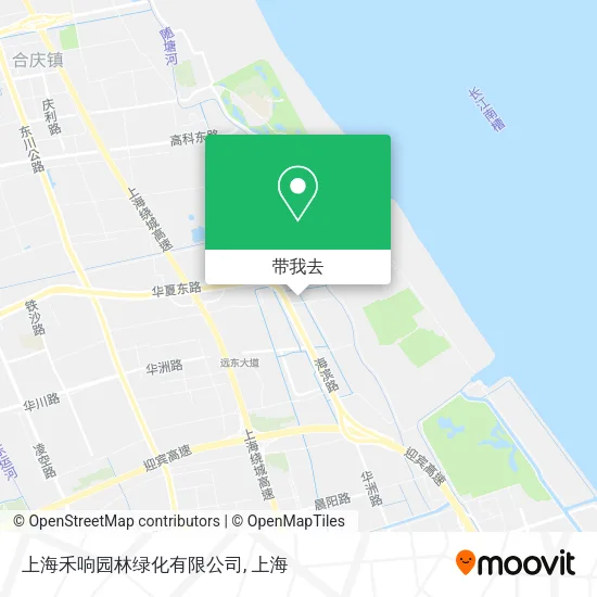 上海禾响园林绿化有限公司地图