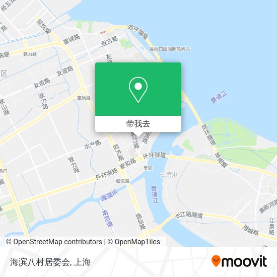 海滨八村居委会地图