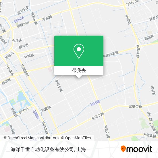 上海洋千世自动化设备有效公司地图