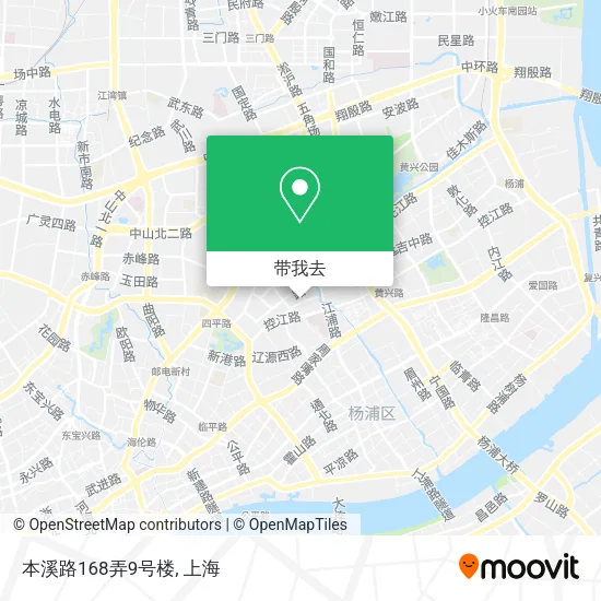本溪路168弄9号楼地图