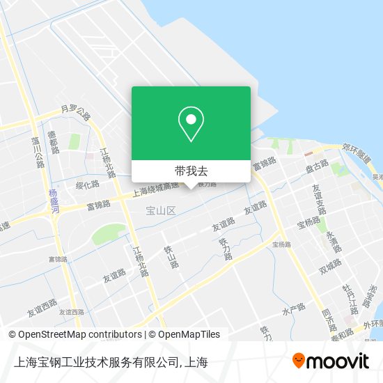 上海宝钢工业技术服务有限公司地图