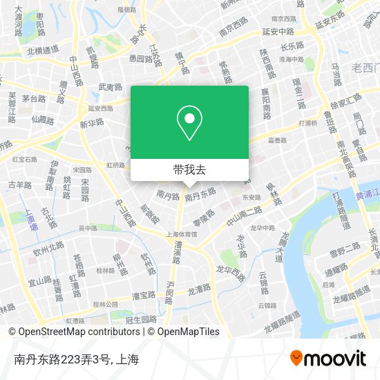 南丹东路223弄3号地图