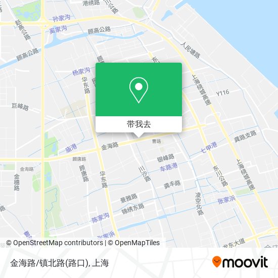 金海路/镇北路(路口)地图