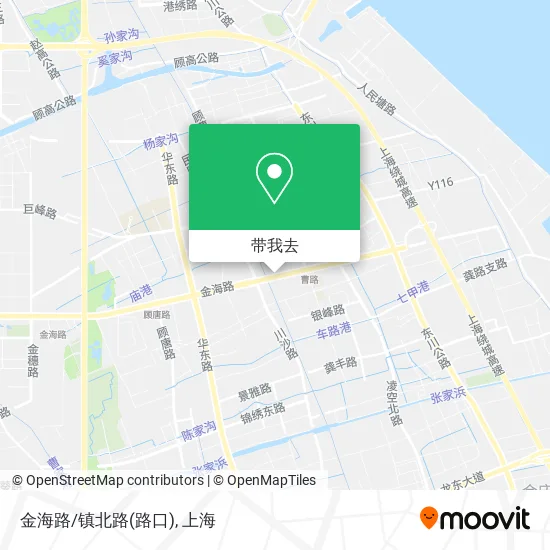 金海路/镇北路(路口)地图