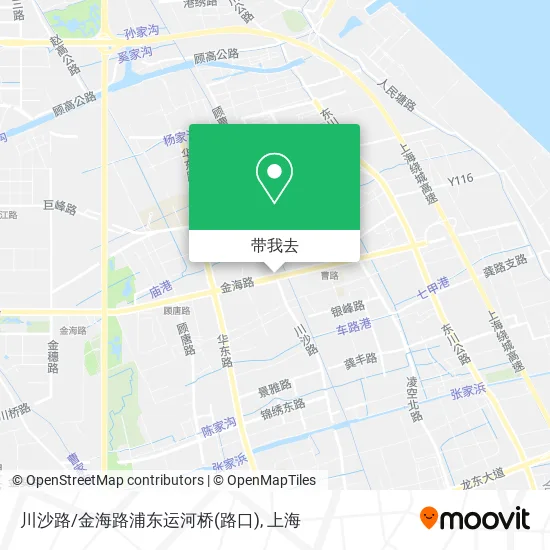 川沙路/金海路浦东运河桥(路口)地图