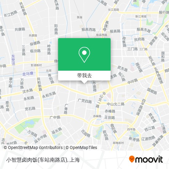 小智慧卤肉饭(车站南路店)地图