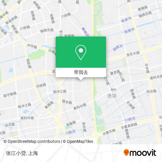 张江小贷地图