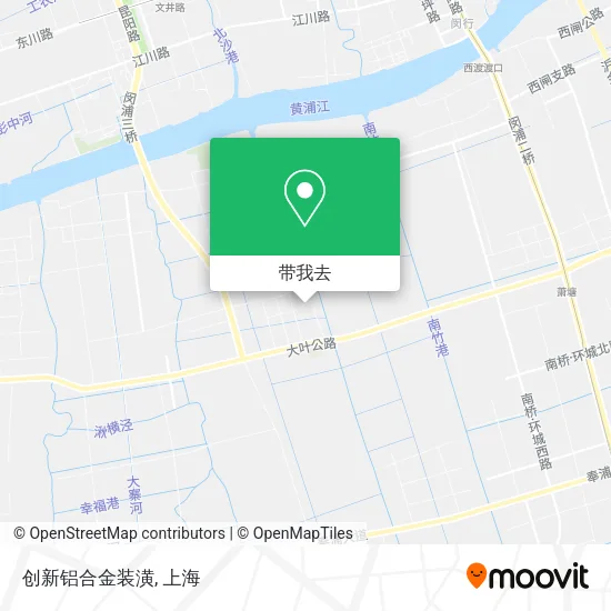 创新铝合金装潢地图