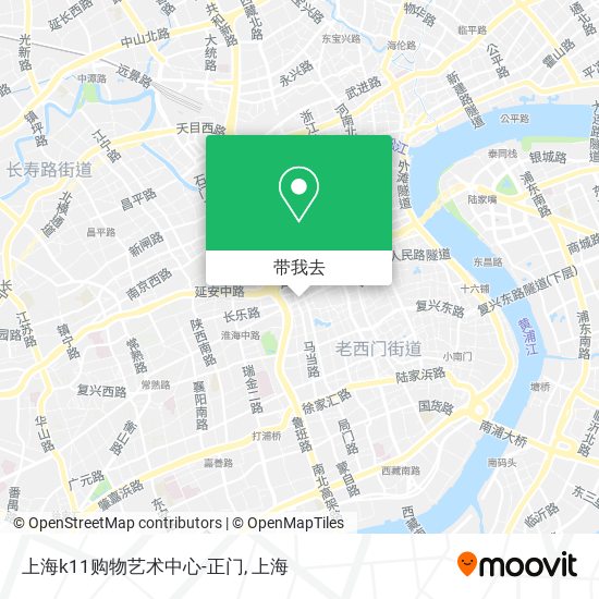 上海k11购物艺术中心-正门地图