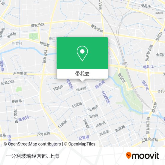 一分利玻璃经营部地图