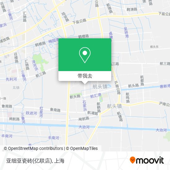 亚细亚瓷砖(亿联店)地图