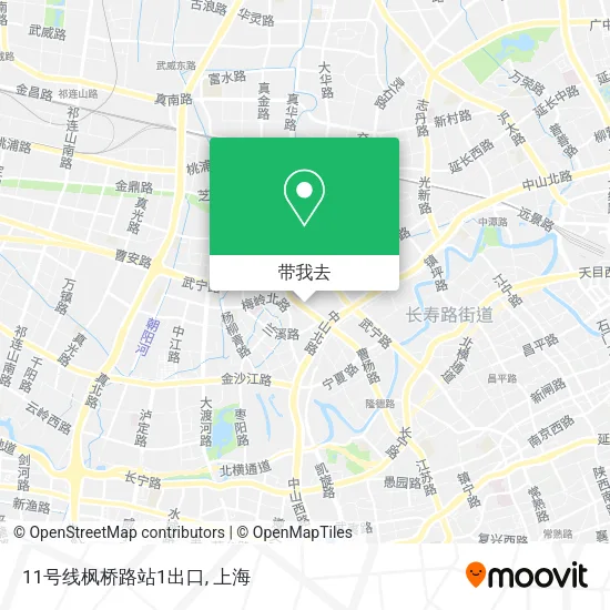 11号线枫桥路站1出口地图