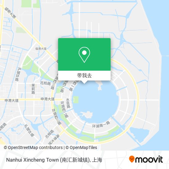 Nanhui Xincheng Town (南汇新城镇)地图
