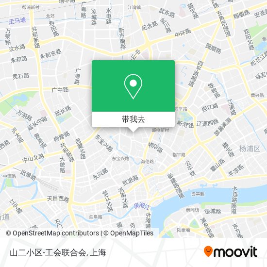 山二小区-工会联合会地图