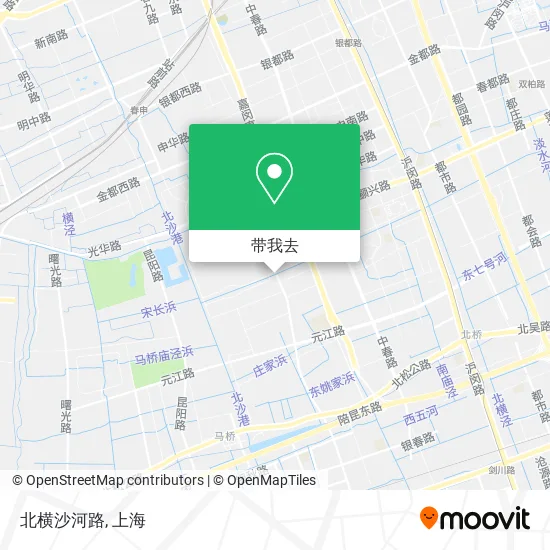 北横沙河路地图