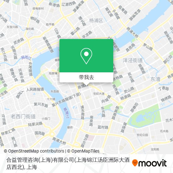 合益管理咨询(上海)有限公司(上海锦江汤臣洲际大酒店西北)地图