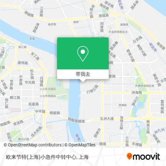 欧来节特(上海)小急件中转中心地图