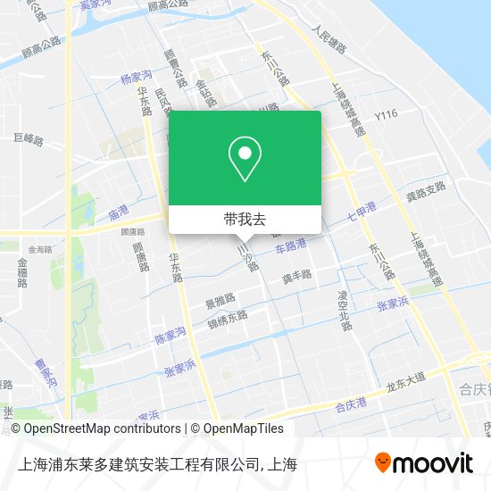 上海浦东莱多建筑安装工程有限公司地图