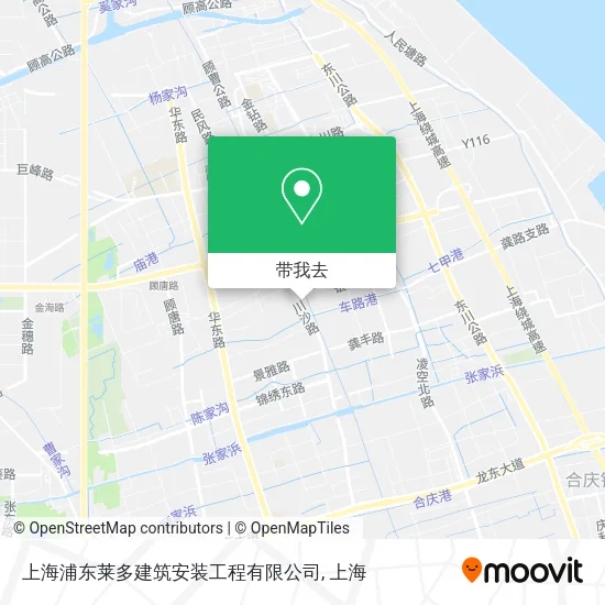 上海浦东莱多建筑安装工程有限公司地图