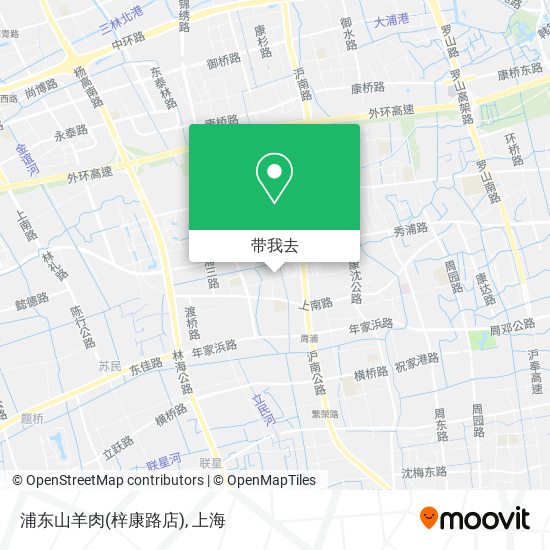 浦东山羊肉(梓康路店)地图