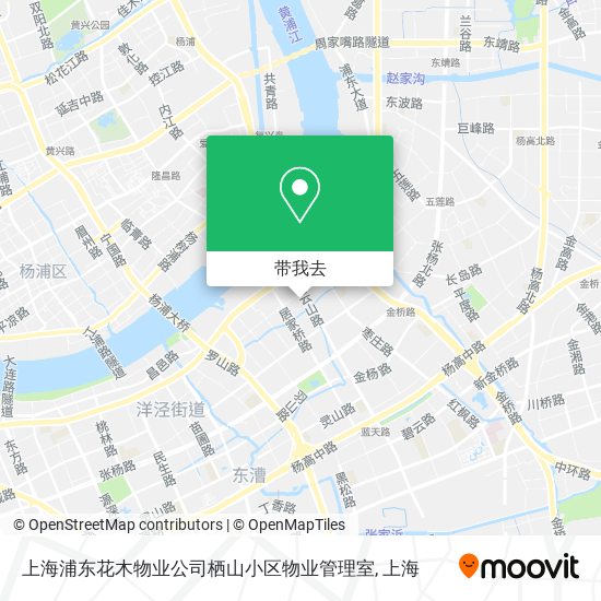 上海浦东花木物业公司栖山小区物业管理室地图