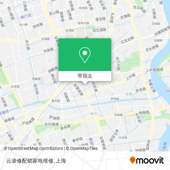 云凌修配锁家电维修地图