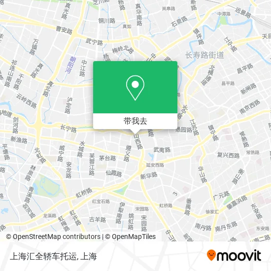 上海汇全轿车托运地图