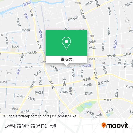 少年村路/原平路(路口)地图